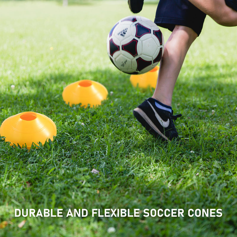 Load image into Gallery viewer, 8' x 5' Portable Soccer Goal Net with Cones for Backyard, Practicing field