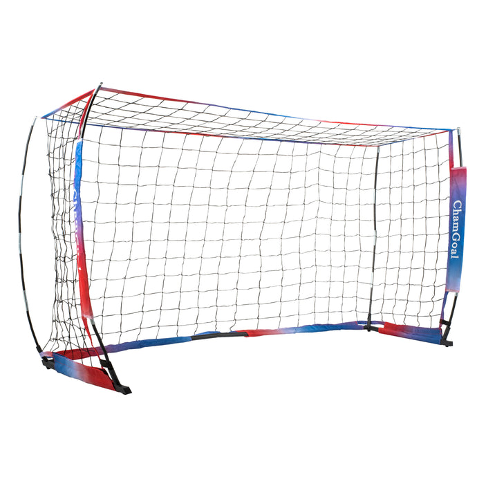8' x 5' Portable Soccer Goal Net with Cones for Backyard, Practicing field
