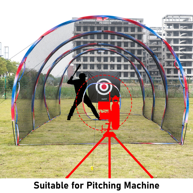 Load image into Gallery viewer, 20'x12'x10' Batting Cage for Baseball, Softball, Golf, Ourdoor, Backyard