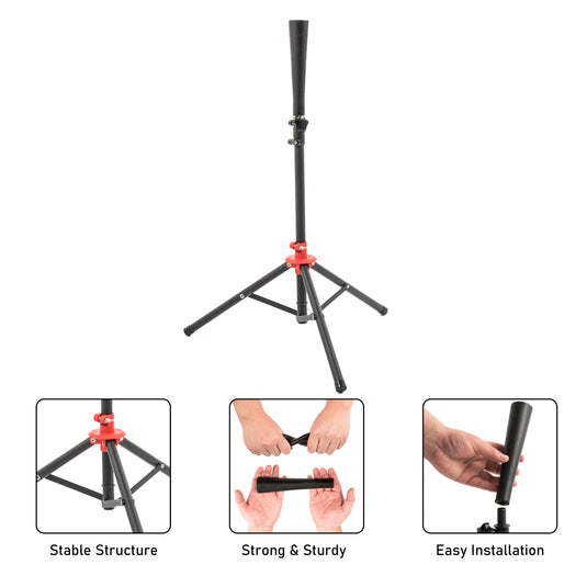 Baseball Tee details stable sturdy and easy to install