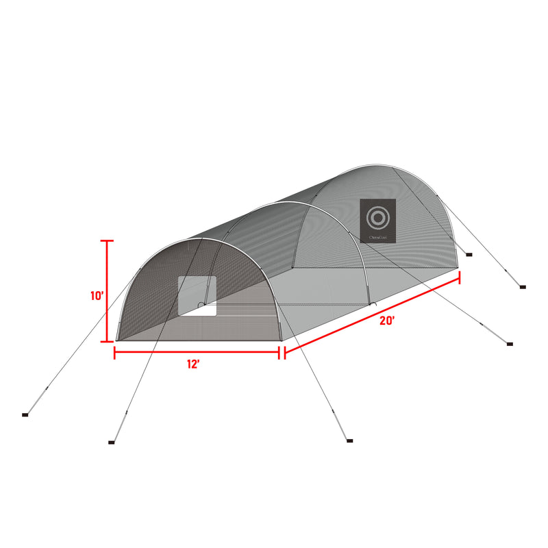 Load image into Gallery viewer, 20'x12'x10' Batting Cage for Baseball, Softball, Golf, Ourdoor, Backyard