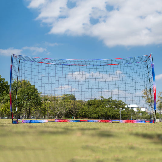 12' x 6' Portable Soccer Goal Net on the field