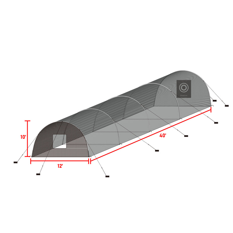 Load image into Gallery viewer, 40'x12'x10' Batting Cage for Baseball, Softball, Golf, Ourdoor, Backyard