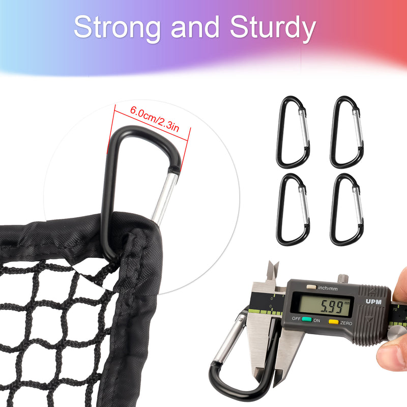 Load image into Gallery viewer, 10' x 20' Golf Practice Hitting Net Barrier Net comes with four strong carabiner