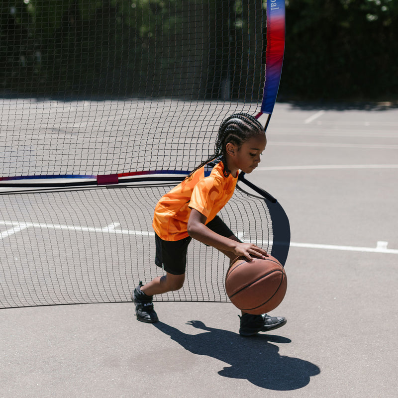 Load image into Gallery viewer, 12' x 9' Portable Sports Barrier Net, Collapsible Backstop Net for Multi-Sport