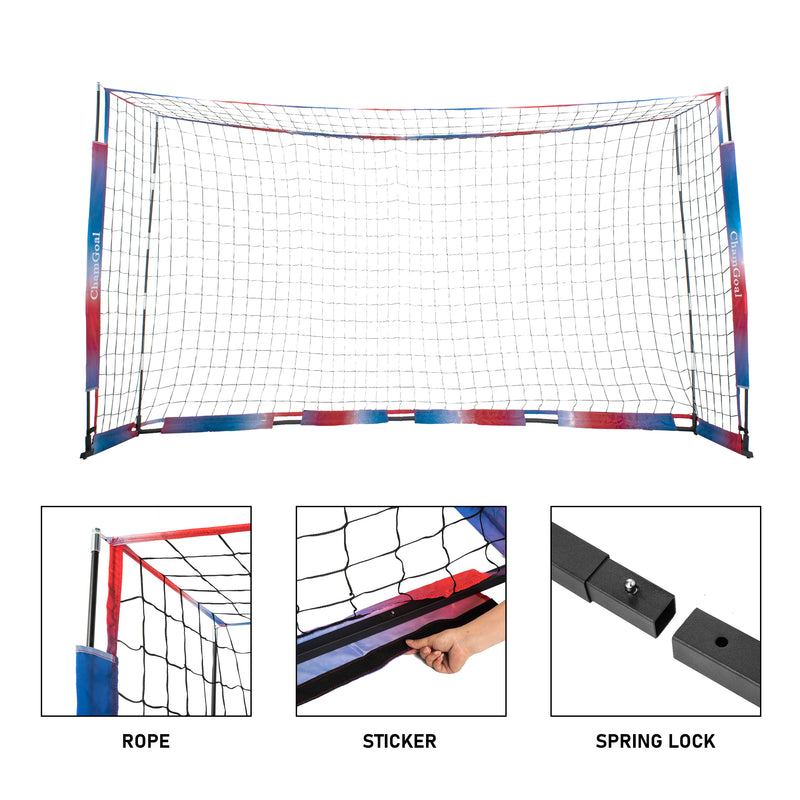 Load image into Gallery viewer, 8' x 5' Portable Soccer Goal Net detail