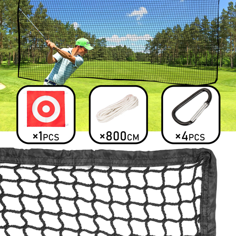 Load image into Gallery viewer, 10&#39; x 10&#39; Golf Practice Hitting Net Barrier Net main picture

