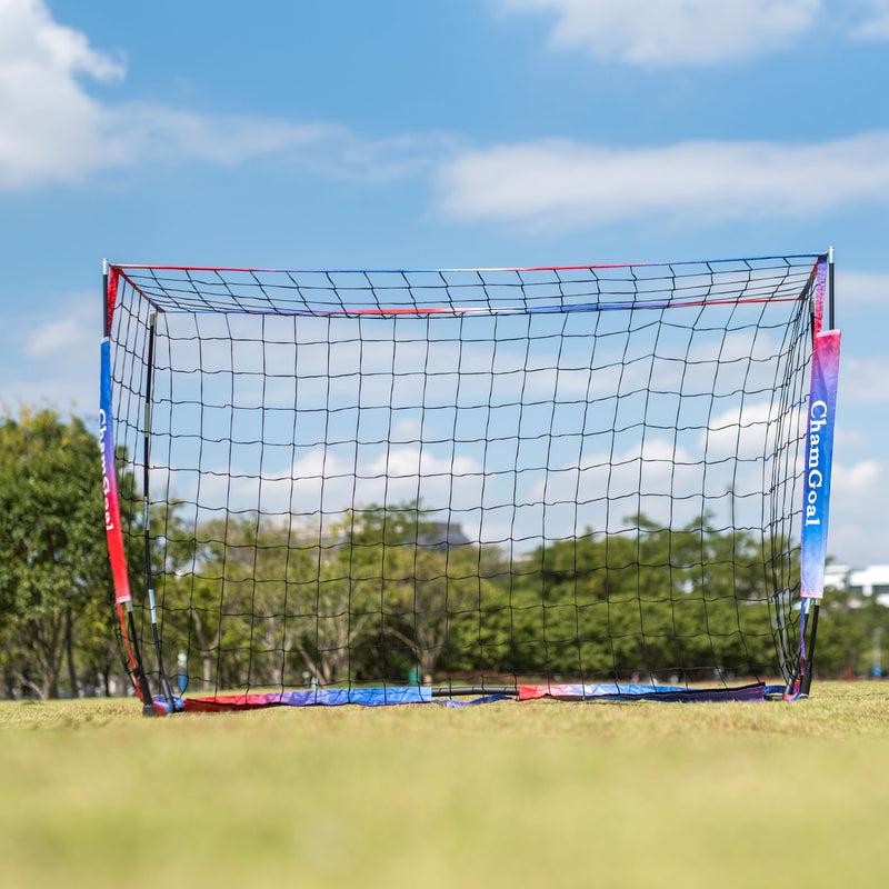 Load image into Gallery viewer, 6&#39; x 4&#39; Portable Soccer Goal Net on the field
