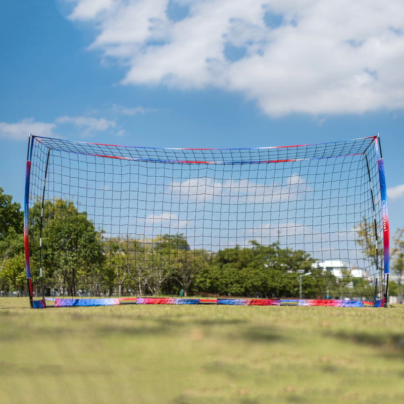 Load image into Gallery viewer, 12&#39; x 6&#39; Portable Soccer Goal Net on the field
