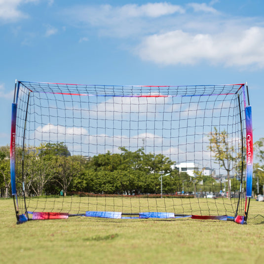 8' x 5' Portable Soccer Goal Net on the field