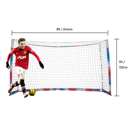 8' x 5' Portable Soccer Goal Net size demonstration