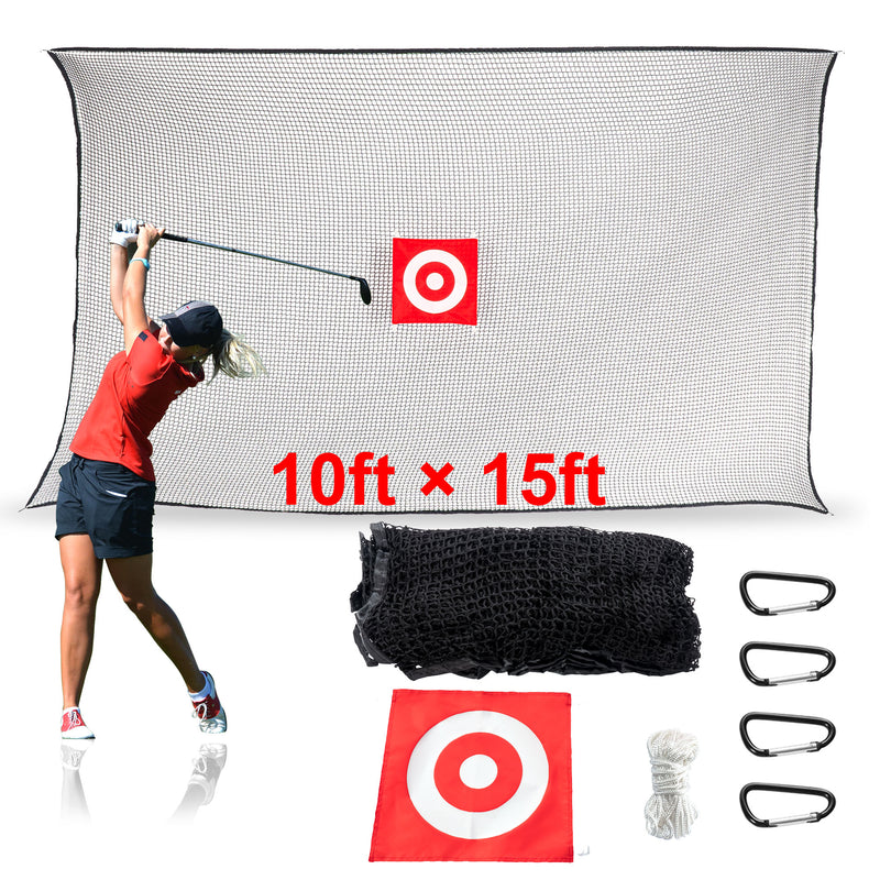 Load image into Gallery viewer, 10&#39; x 15&#39; Golf Practice Hitting Net Barrier Net
