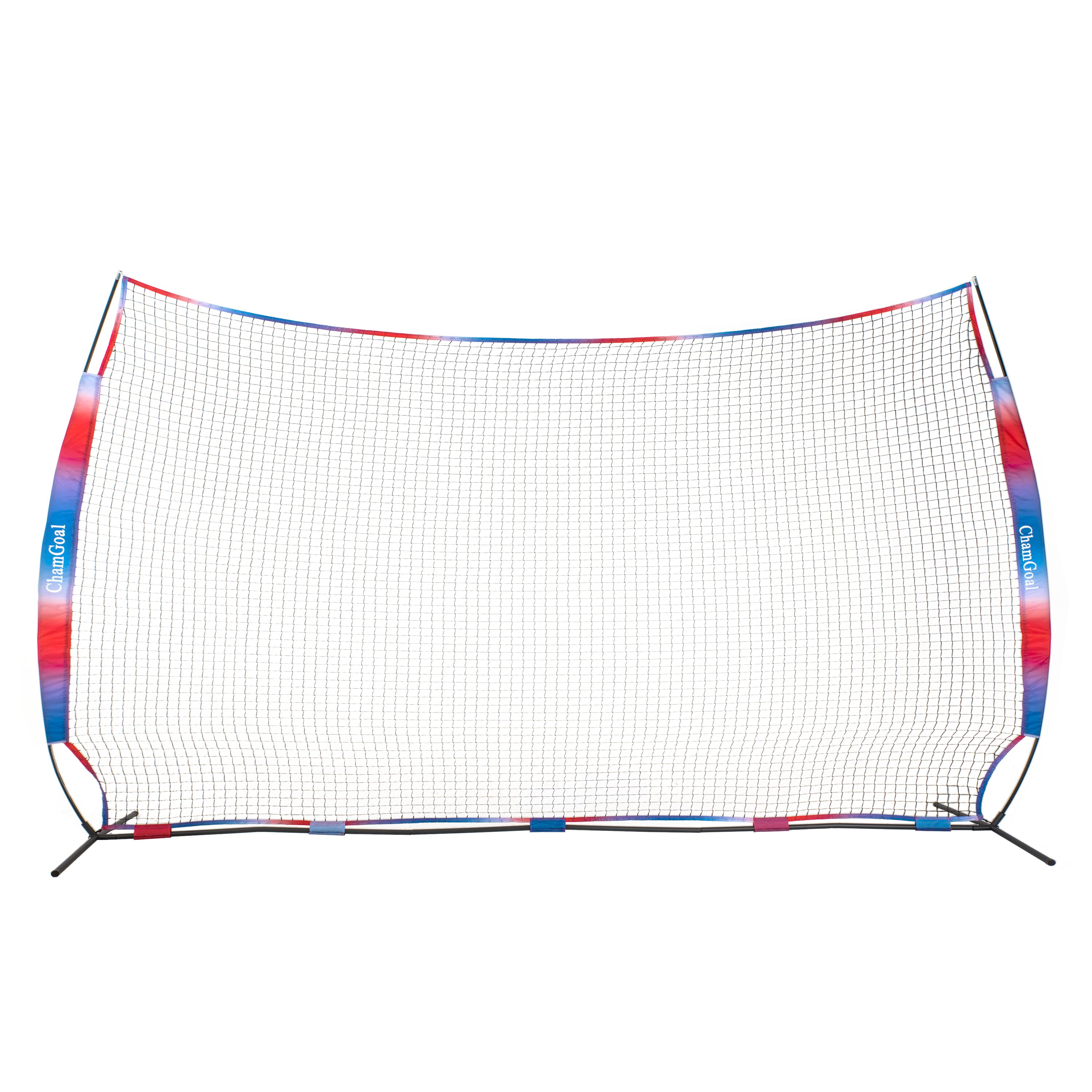 16' x 10' Portable Sports Barrier Net, Collapsible Backstop Net for Mu ...