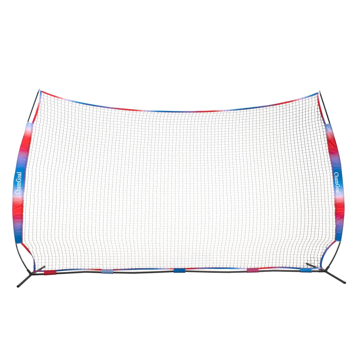 16' x 10' Portable Sports Barrier Net, Collapsible Backstop Net for Mu ...