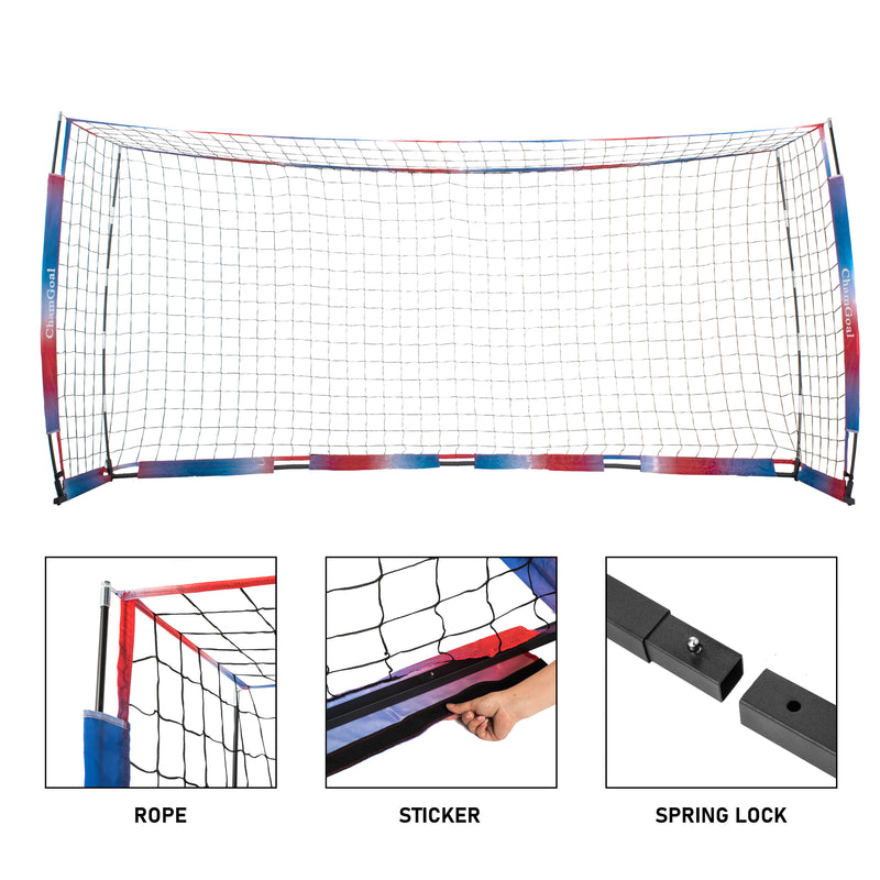 Load image into Gallery viewer, 12&#39; x 6&#39; Portable Soccer Goal Net detail 
