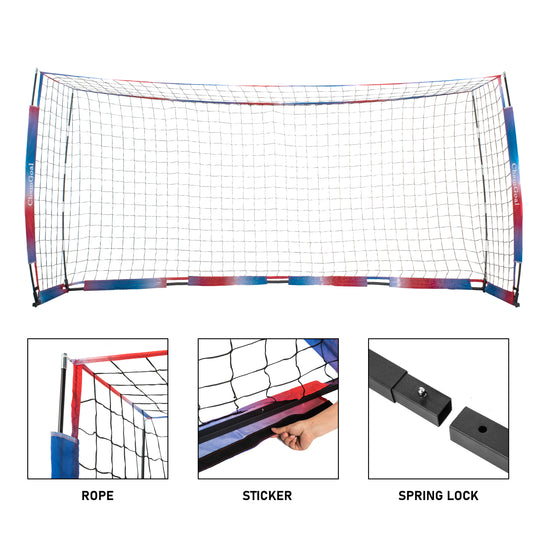 12' x 6' Portable Soccer Goal Net detail 